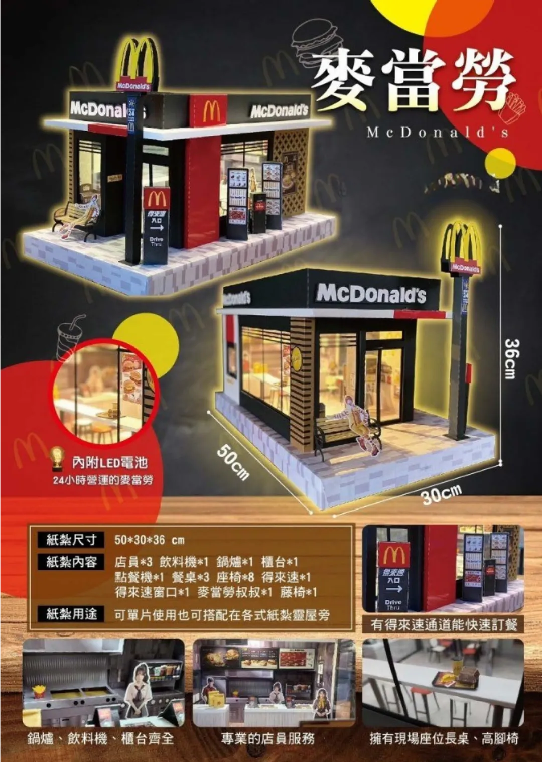 紙紮麥當勞